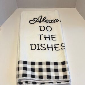 Alexa Do the Dishes  Towel